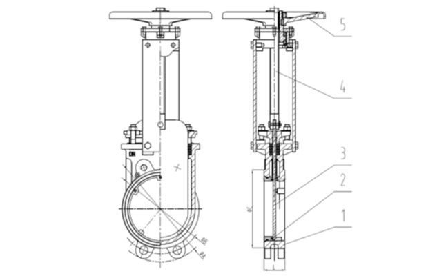 PZ73X-16C手動(dòng)刀閘閥